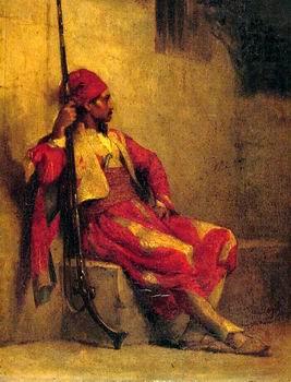 Arab or Arabic people and life. Orientalism oil paintings  535, unknow artist